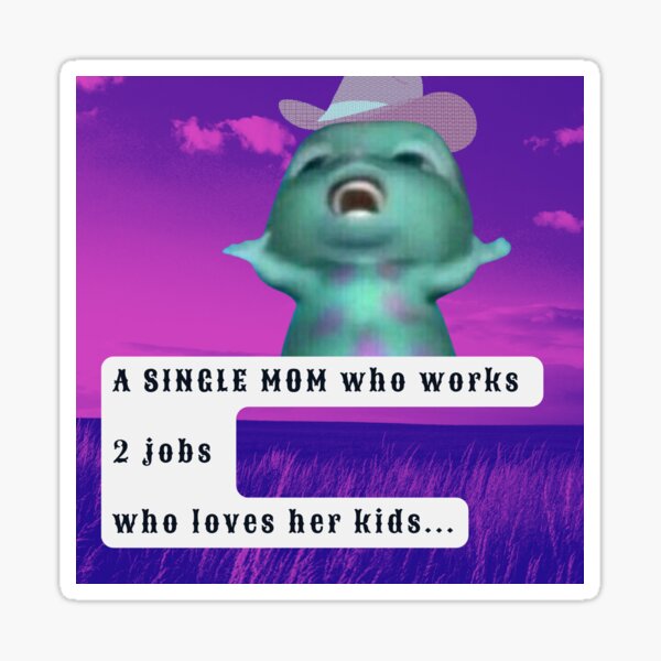 Artikel-Vorschau von Single Mom - Im a Survivor Lyrics - Bibble Meme, designt und verkauft von DiscoCheetah.