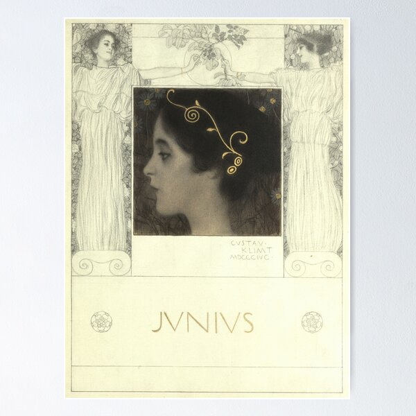 Aperçu de l'œuvre  Gustav Klimt peintre autrichien Junius créée et vendue par TeeARTHY.