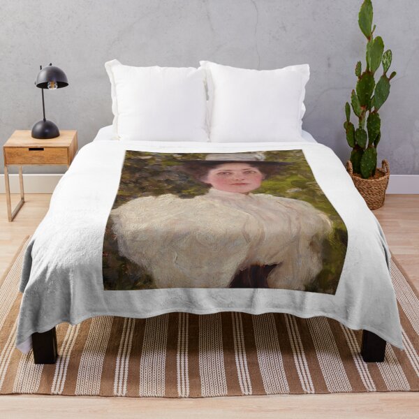 Item preview,  Gustav Klimt Austrian painter Mädchen im grünen (Girl in the foliage) designed and sold by TeeARTHY.
