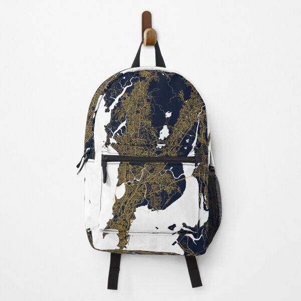 Item preview, Mumbai City Map of India - Gold Art Deco designed and sold by deMAP.