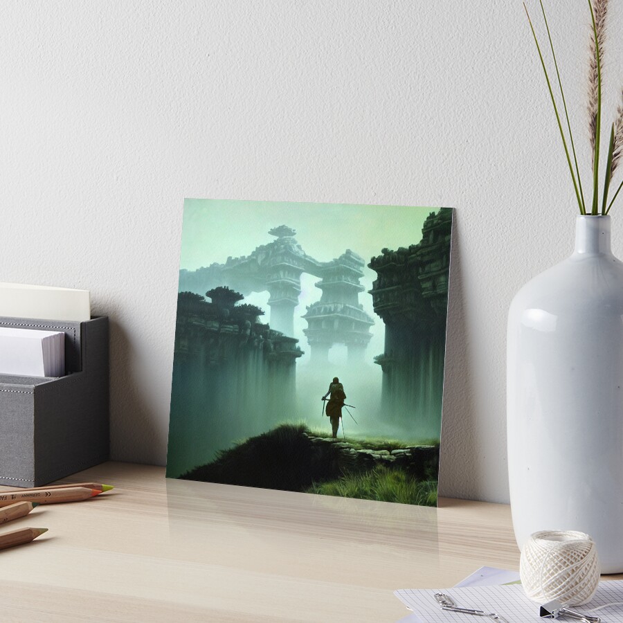 Shadow Of The Colossus Inspired Art Painting - AI Generated Art Poster for  Sale by Vault256