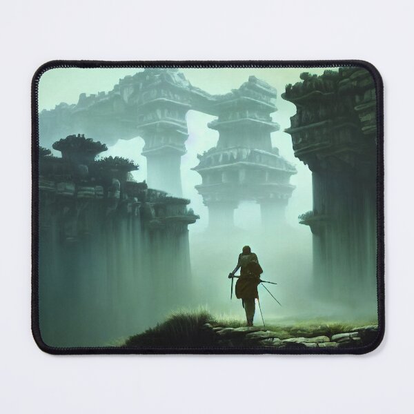 Item preview, Shadow Of The Colossus Inspired Art Painting - AI Generated Art designed and sold by Vault256.