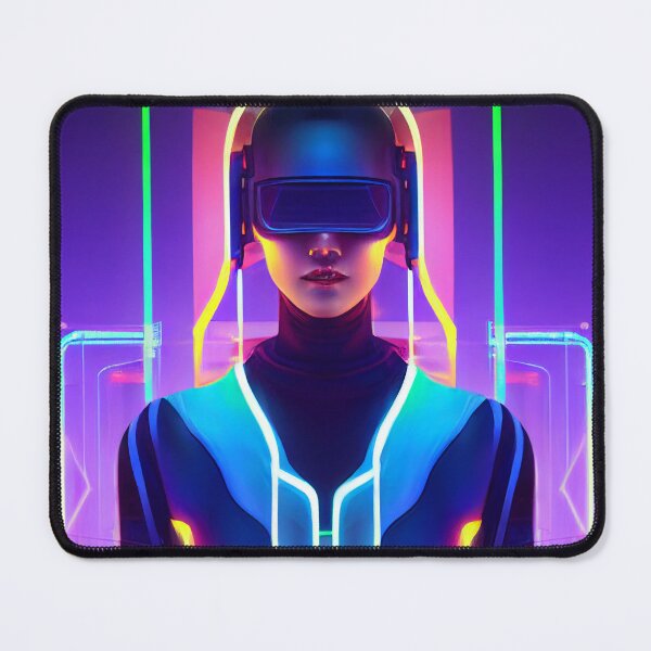 Item preview, Cyberpunk Simulation VR Player - AI Generated Art designed and sold by Vault256.