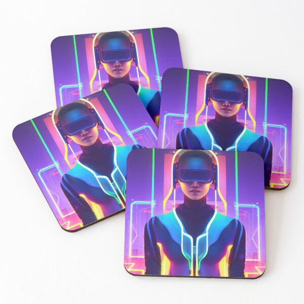 Item preview, Cyberpunk Simulation VR Player - AI Generated Art designed and sold by Vault256.