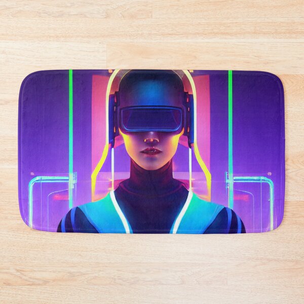 Item preview, Cyberpunk Simulation VR Player - AI Generated Art designed and sold by Vault256.