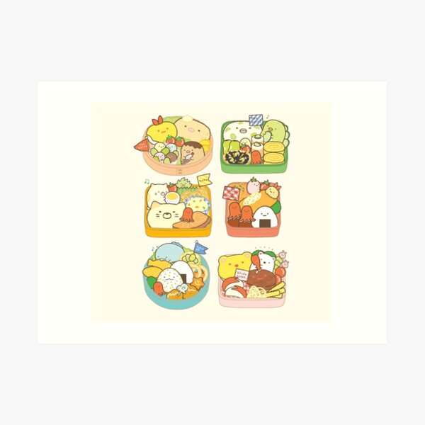 SUMIKKO GURASHI Cute Neko Sticker 9 Pack Art Print for Sale by Angela's  Shop