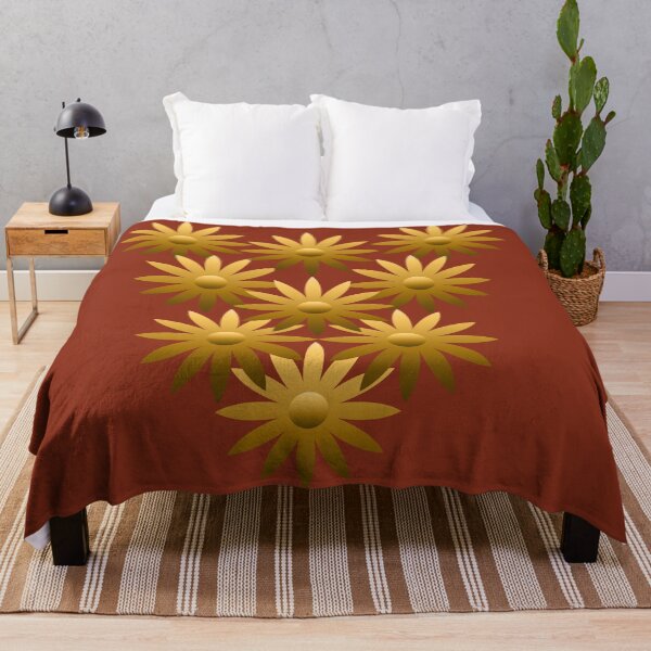 Item preview, Golden flowers designed and sold by Laura Greco.