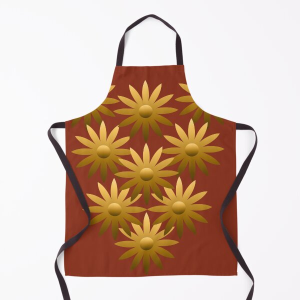 Item preview, Golden flowers designed and sold by Laura Greco.