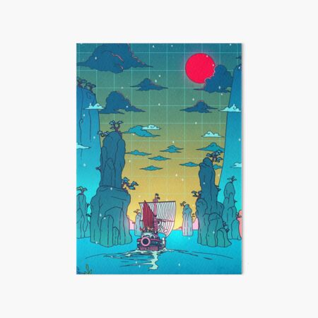 one piece going merry ship Art Board Print for Sale by Zoro3