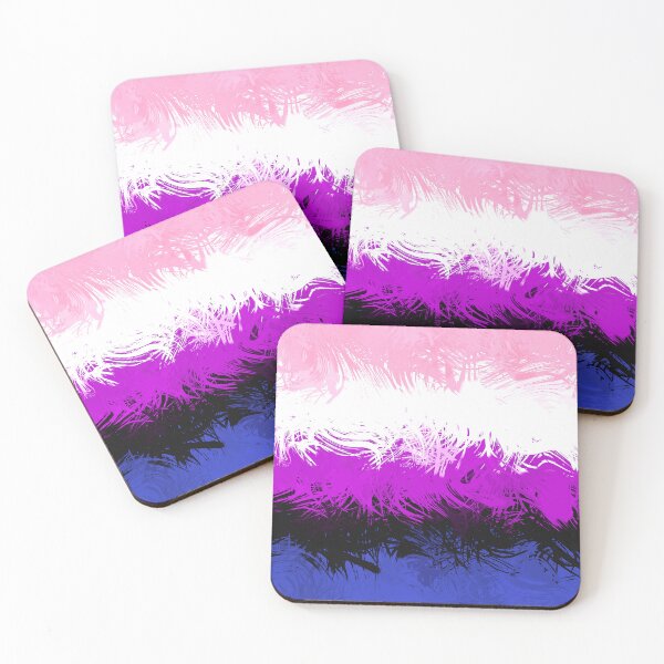 Item preview, Trippy Swirly Abstract Genderfluid Pride Flag designed and sold by Chaos Queery.