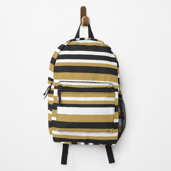 Item preview, Golden, Black and White Vintage Stripes designed and sold by Gerson Ramos.