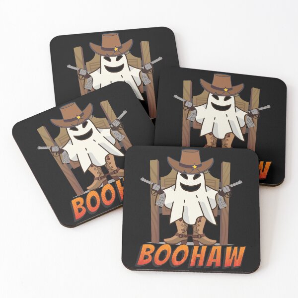 Item preview, Boohaw, funny cowboy halloween ghost designed and sold by reka88.