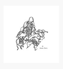 Amoeba Dance - pigment ink on paper Photographic Print