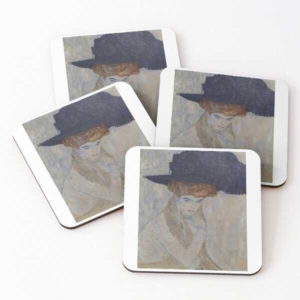Item preview, Gustav Klimt Austrian painter  The Black-Feathered Hat (1910) designed and sold by TeeARTHY.
