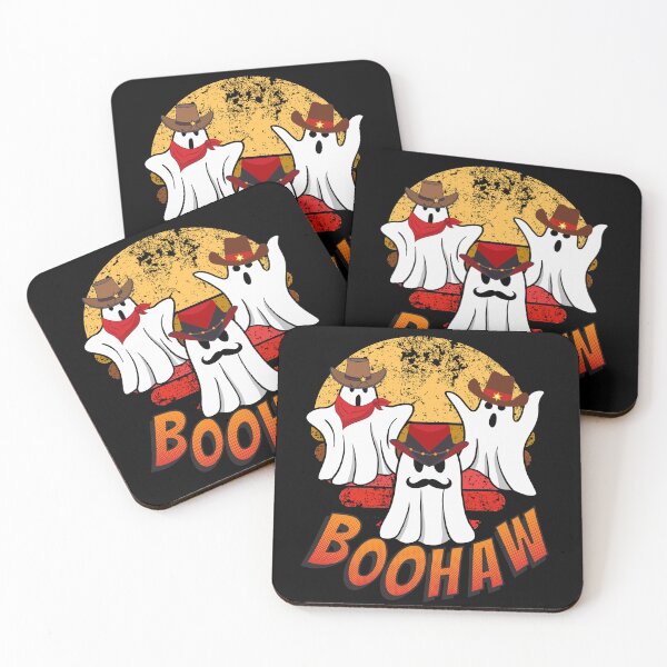 Item preview, Boohaw, funny cowboy halloween ghost designed and sold by reka88.