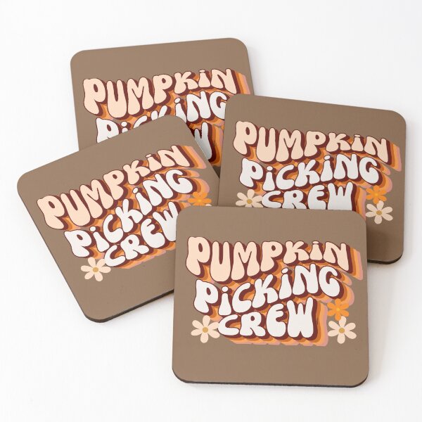 Item preview, Retro Style Pumpkin Picking Crew designed and sold by Mumzy2many.