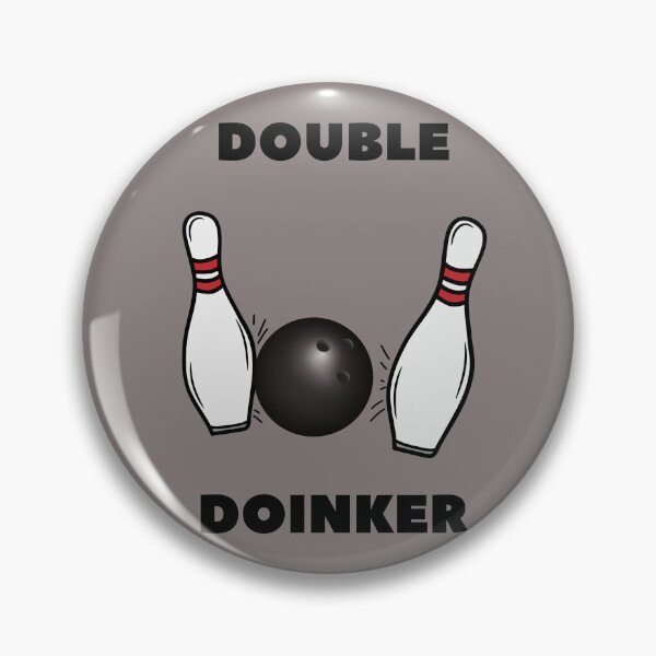 Item preview, Double Doinker Funny Bowling Phrase designed and sold by IncrediMi.