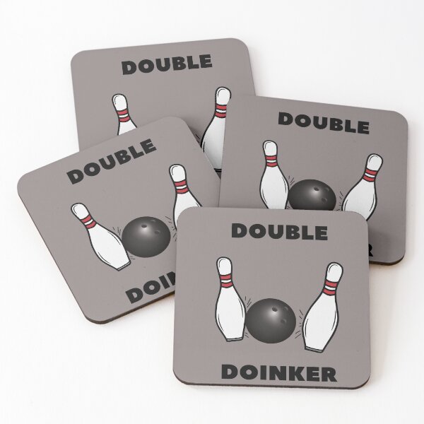 Item preview, Double Doinker Funny Bowling Phrase designed and sold by IncrediMi.