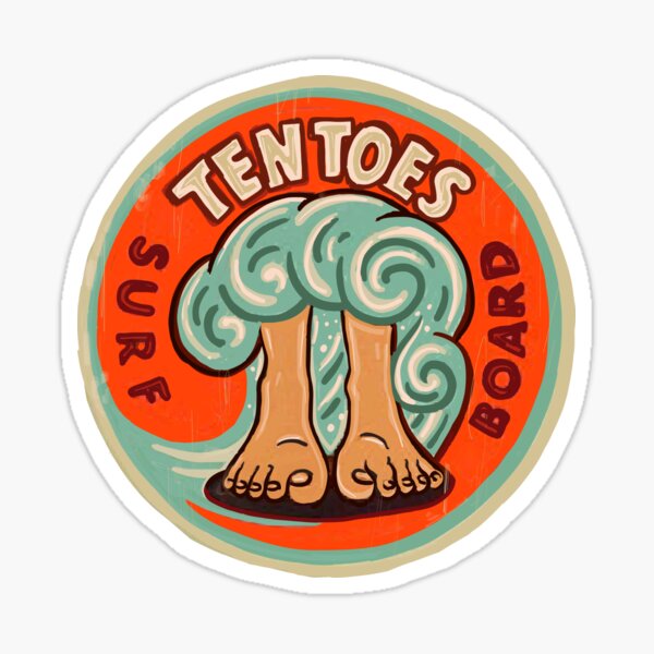 Artikel-Vorschau von Ten Toes Vintage Surfbretter, designt und verkauft von Kludoman.