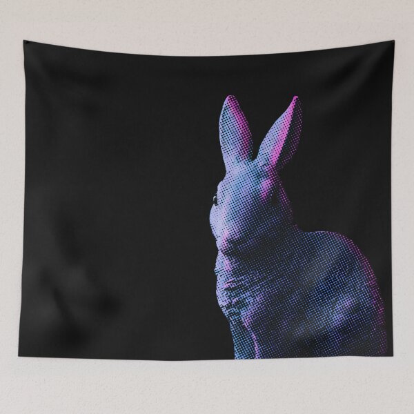 Item preview, Hare| vapowave aesthetics designed and sold by spinolator.