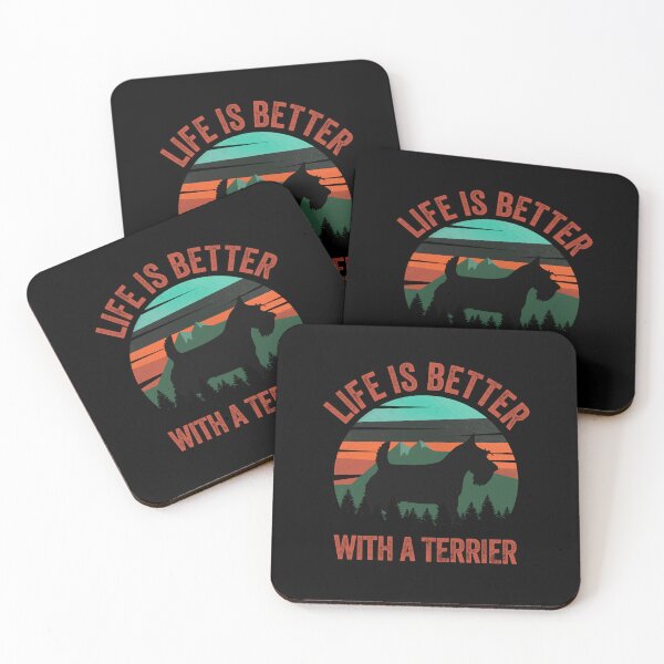 Item preview, Life Is Better With A Scottish Terrier Vintage Dog Gift  designed and sold by Guarddogdrive.