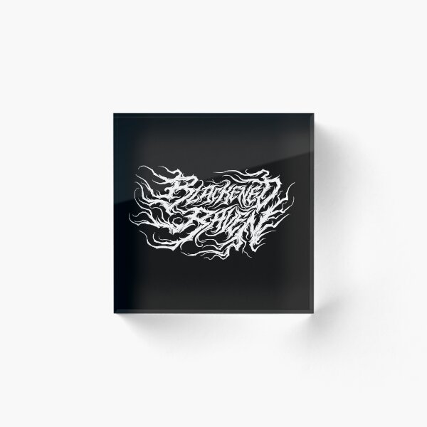 Item preview, Logotipo de cuervo ennegrecido (blanco) designed and sold by Blackened Raven.
