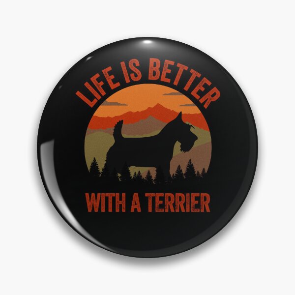 Item preview, Life Is Better With A Scottish Terrier Vintage Country Dog Gift  designed and sold by Guarddogdrive.