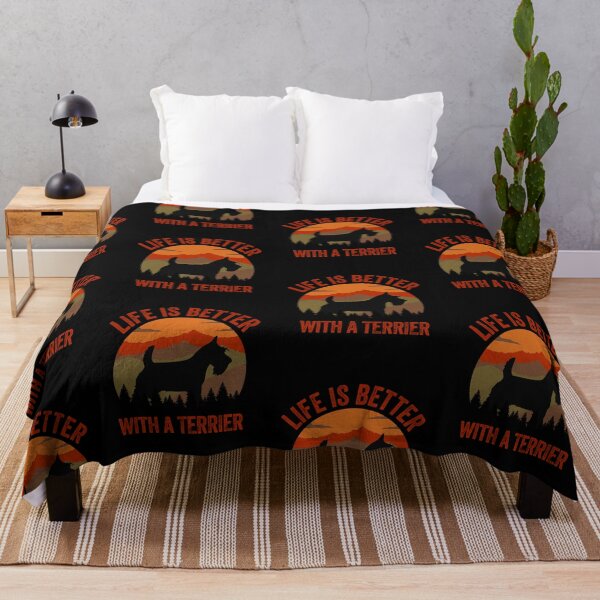 Item preview, Life Is Better With A Scottish Terrier Vintage Country Dog Gift designed and sold by Guarddogdrive.