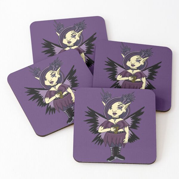 Item preview, Goth Emo Chibi fairy  designed and sold by Jodi Mahaffey.