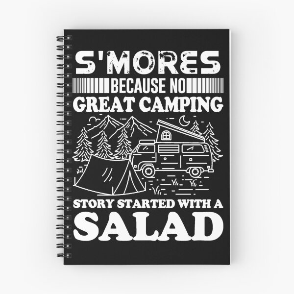 Item preview, Fun s'mores and camping art.  S'mores.  Becasue no great camping story started with a salad. designed and sold by Deano's Designs.