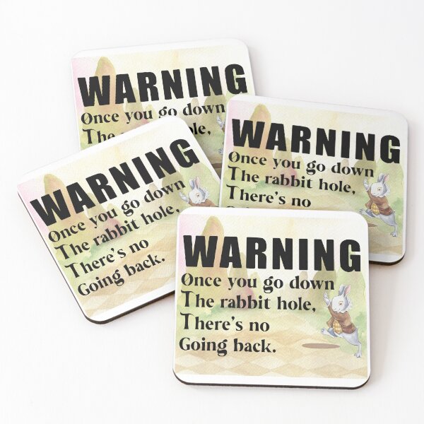 Item preview, Once you go down the rabbit hole, there's no going back designed and sold by TaraGbear.