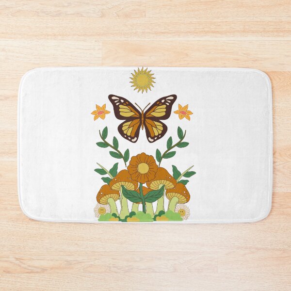 Item preview, Nature - Butterfly, plants, sun, leaves, mushroom designed and sold by Authenticself22.