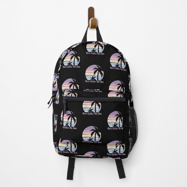 Item preview, Here Comes The Sun - Retro Palm Tree Sunrise, Good Vibes, Self Love designed and sold by Sun Sand & Sea Art.