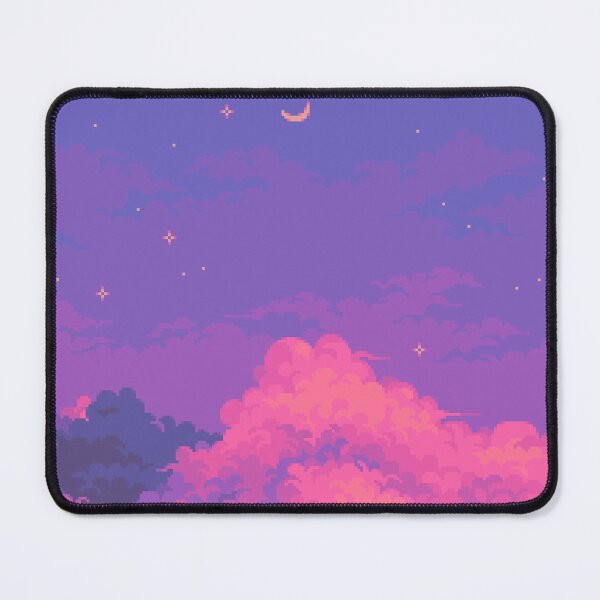 Item preview, Pink Sunset Clouds (Pixel Art) designed and sold by Tofu's Pixel Art Store.