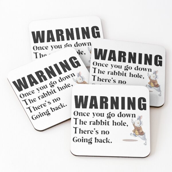 Item preview, Once you go down the rabbit hole, there's no going back designed and sold by TaraGbear.