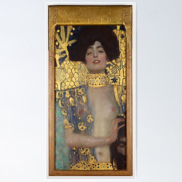 Aperçu de l'œuvre Gustav Klimt peintre autrichienne Judith (1901) créée et vendue par TeeARTHY.