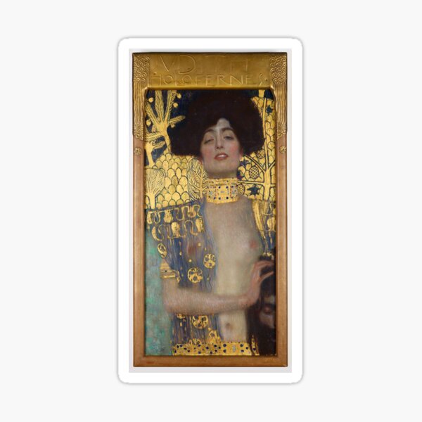 Aperçu de l'œuvre Gustav Klimt peintre autrichienne Judith (1901) créée et vendue par TeeARTHY.