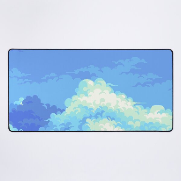 Item preview, Blue Morning Clouds (Pixel Art) designed and sold by Tofu's Pixel Art Store.