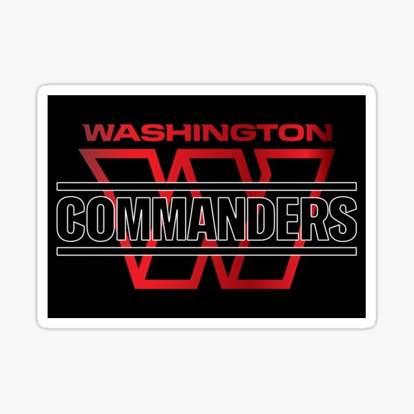 Washington Commanders Logo' Sticker for Sale by MOON--STONE