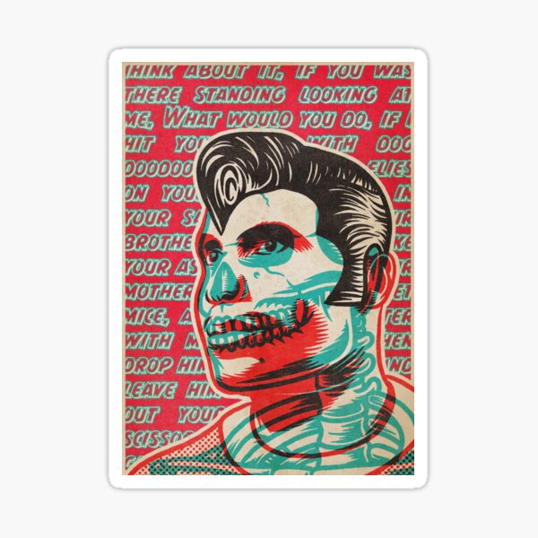 elvis presley austin butler trouble performance lyrics Sticker