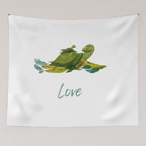 Item preview, Baby Turtle Love- Cute Animals designed and sold by TubularTees.