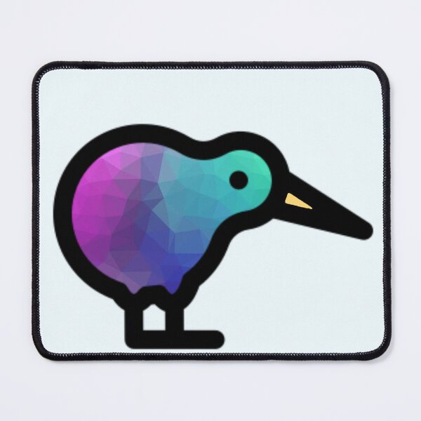 Item preview, Blue/purple faceted kiwi designed and sold by Camilla Wynter.