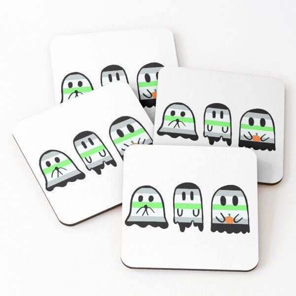 Item preview, Agender Pride Ghost Trio designed and sold by mgietzen.
