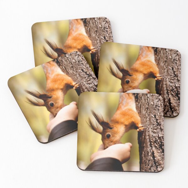Item preview, ANIMALS #57 - Handfed Red Squirrel on Tree designed and sold by DEL-Productions.