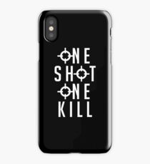Widowmaker - One Shot One Kill (white) iPhone Case/Skin