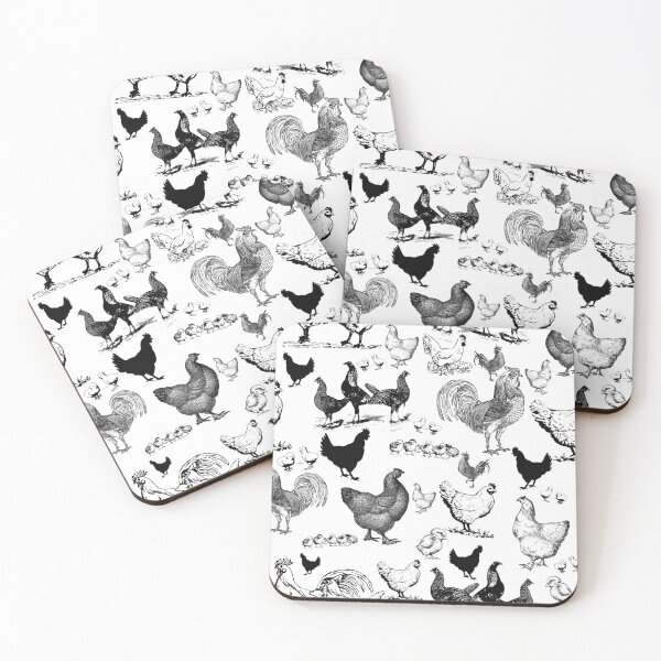 Item preview, Vintage Chicken Print designed and sold by Calista Media.