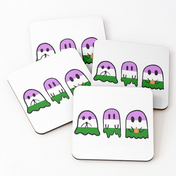 Item preview, Genderqueer Pride Ghost Trio designed and sold by mgietzen.