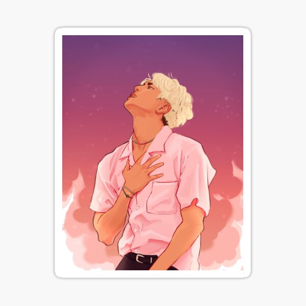 The Fire Isn't Hotter Than Him Tho Sticker