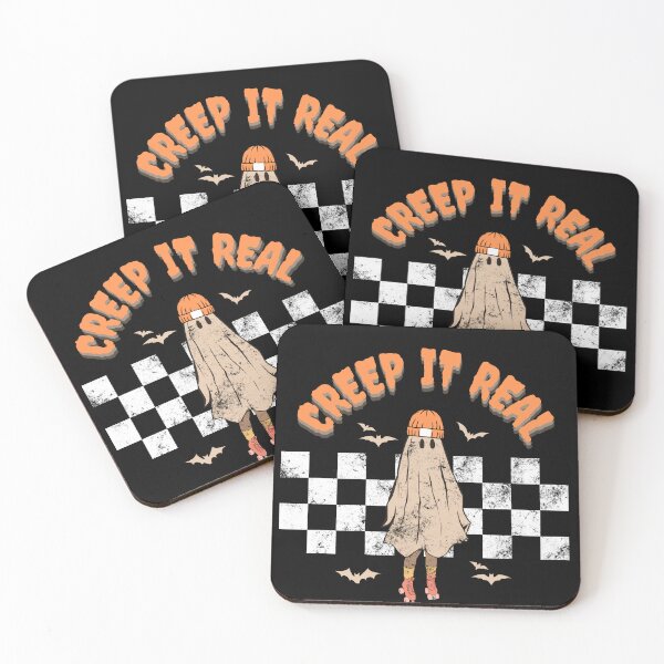 Item preview, Retro Creep It Real Ghost Girl Boy Halloween Costume designed and sold by marveloso.