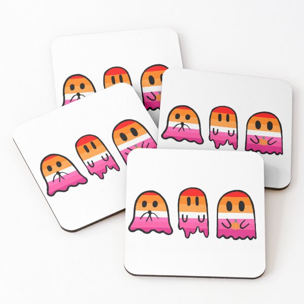 Item preview, Lesbian Pride Ghost Trio designed and sold by mgietzen.